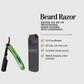 Green Wooden Cut-Throat Razor