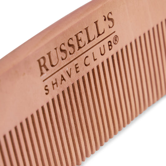 Russell’s Wooden Beard Comb – Quality in Your Pocket