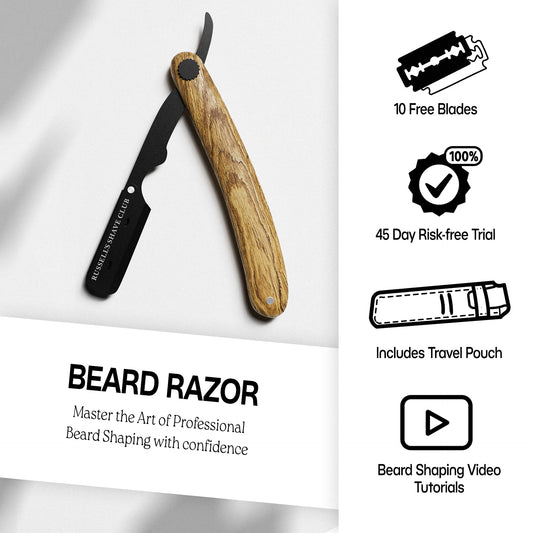 Wooden Handle Cut-Throat Razor