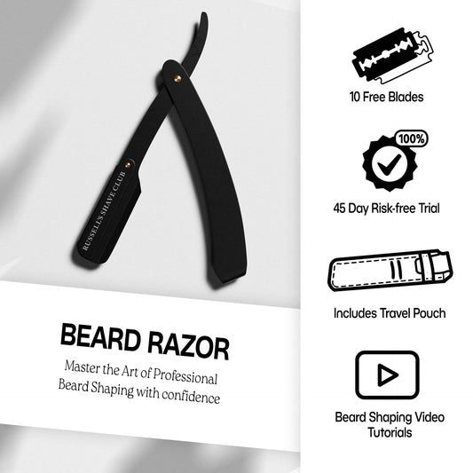 Matt Black Cut-Throat Razor