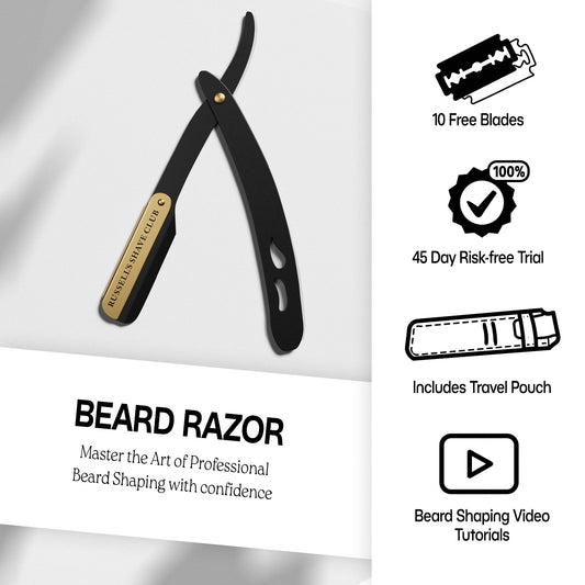 Black & Gold Cut-Throat Razor